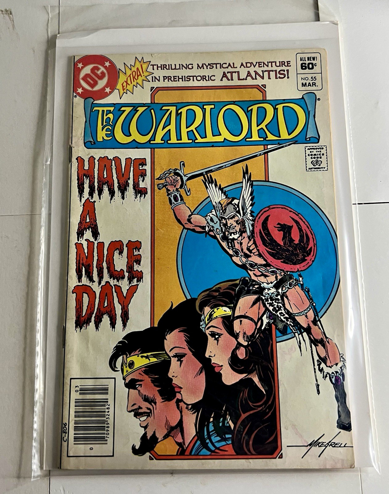 The Warlord #55 (DC Comics) Mike Grell Cover/Story \