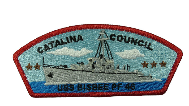 Catalina Council Tucson, AZ 1922-present Bisbee SAP CSP Red Bdr (LA536)