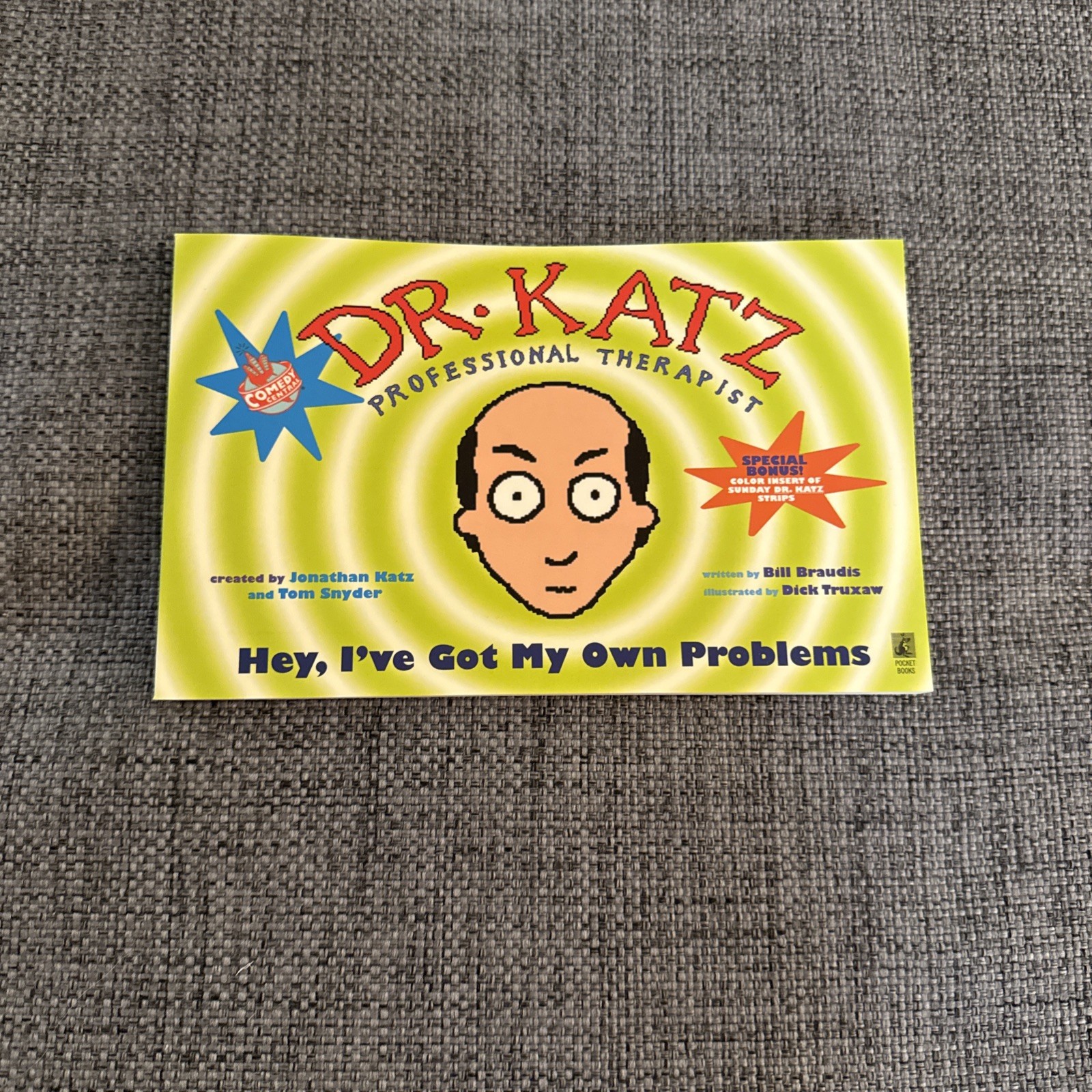 Dr. Katz Professional Therapist comic Book Writter By Bill Braudis