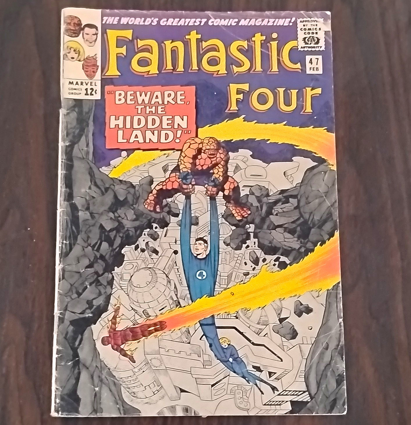 Silver Age Marvel Fantastic Four #47 Feb 1966 1st Maximus Inhumans APR VG 4.0