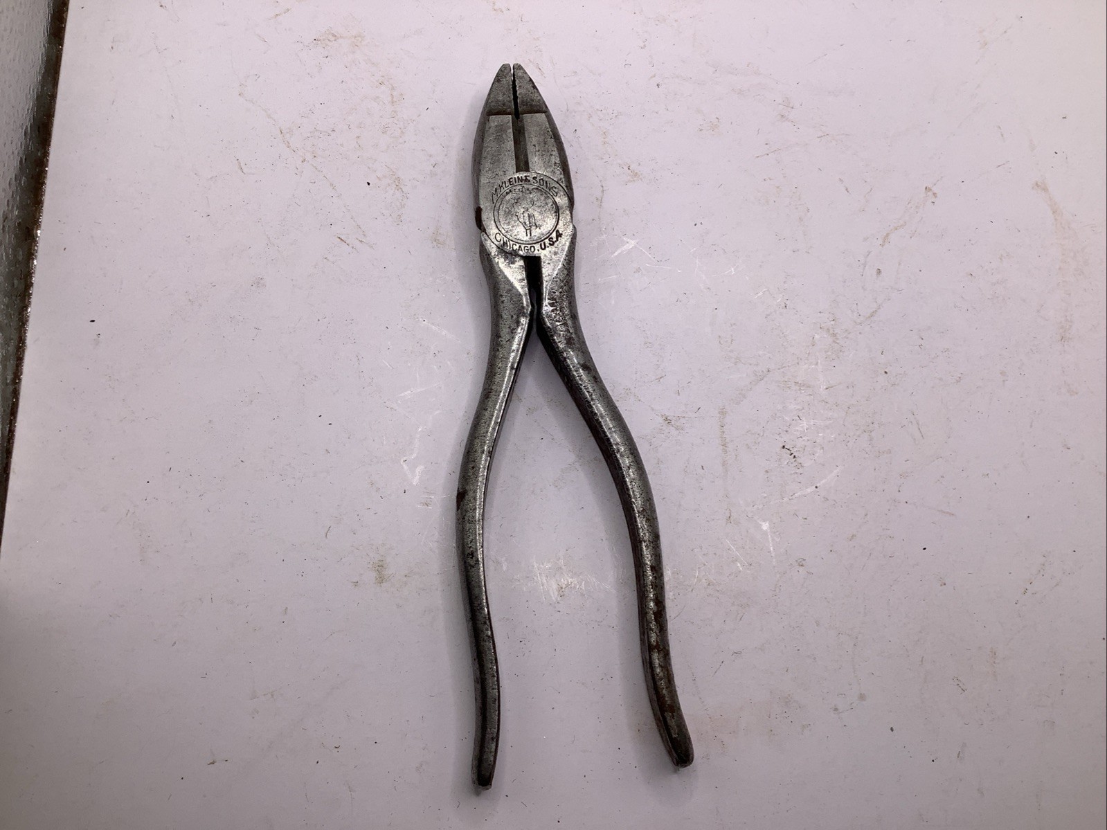Vintage KLEIN & SONS 212-6 NE 6” Linesman Pliers 1951 Date Code
