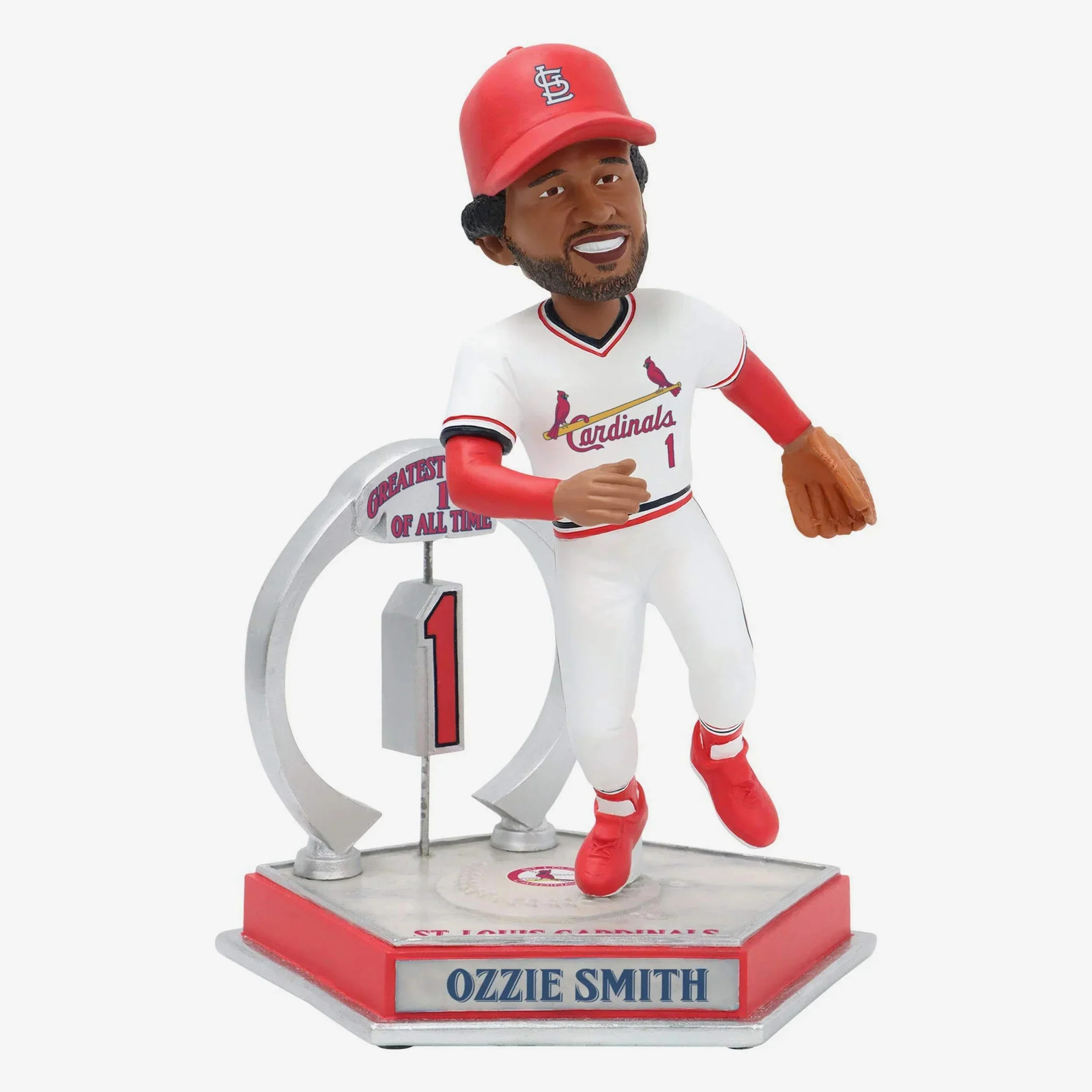 Ozzie Smith St. Louis Cardinals Legendary Number 1 Bobblehead MLB