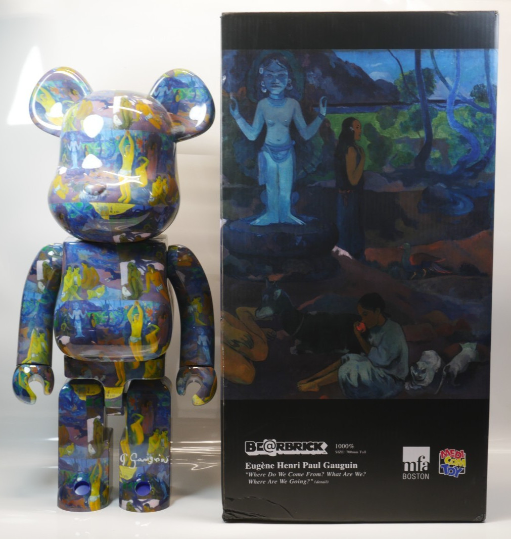 Medicom Bearbrick 1000% Eugène Gauguin \'Where Do We Come From?\'  