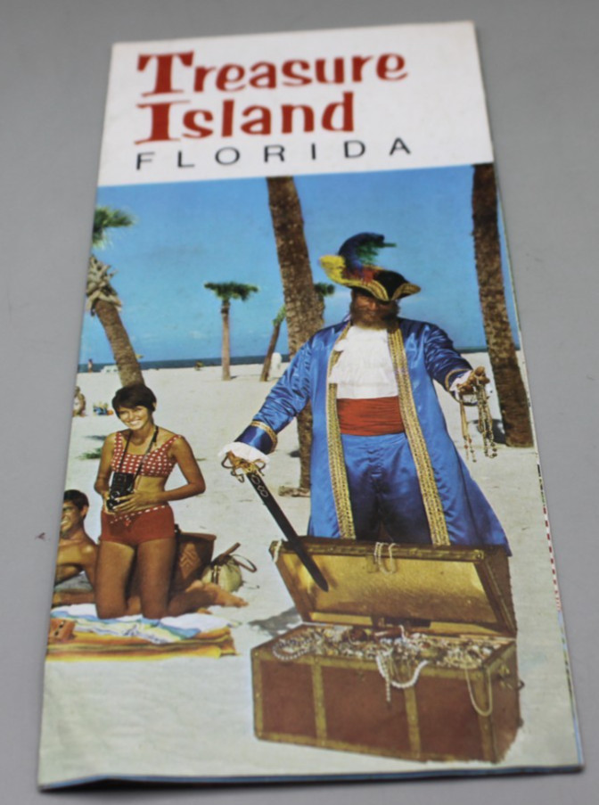 Treasure Island Florida Travel Brochure Vintage