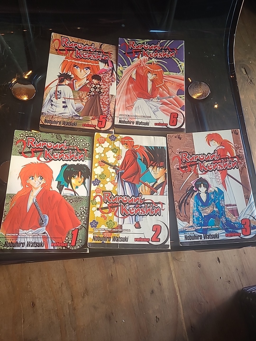 Rurouni Kenshin Manga 1-3 5-6 Viz Media Comics English Shonen Jump