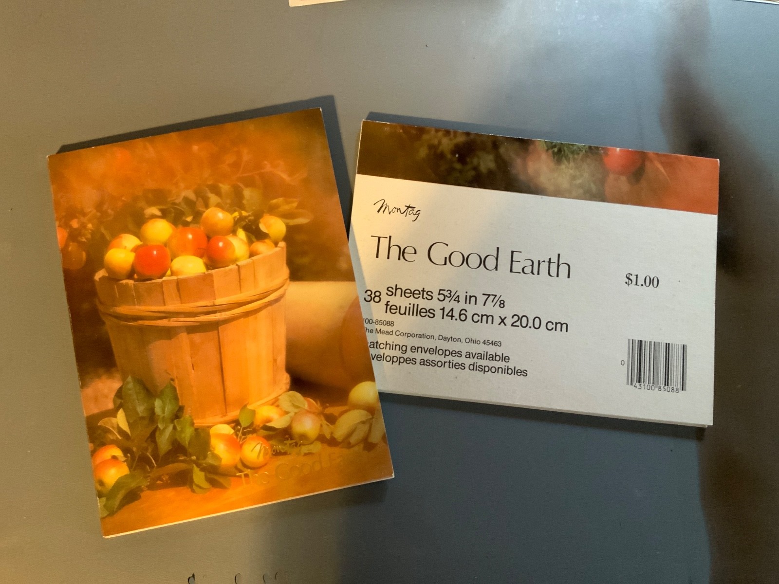 VINTAGE MONTAG, THE GOOD EARTH, NOTEPADS 1980´S 
