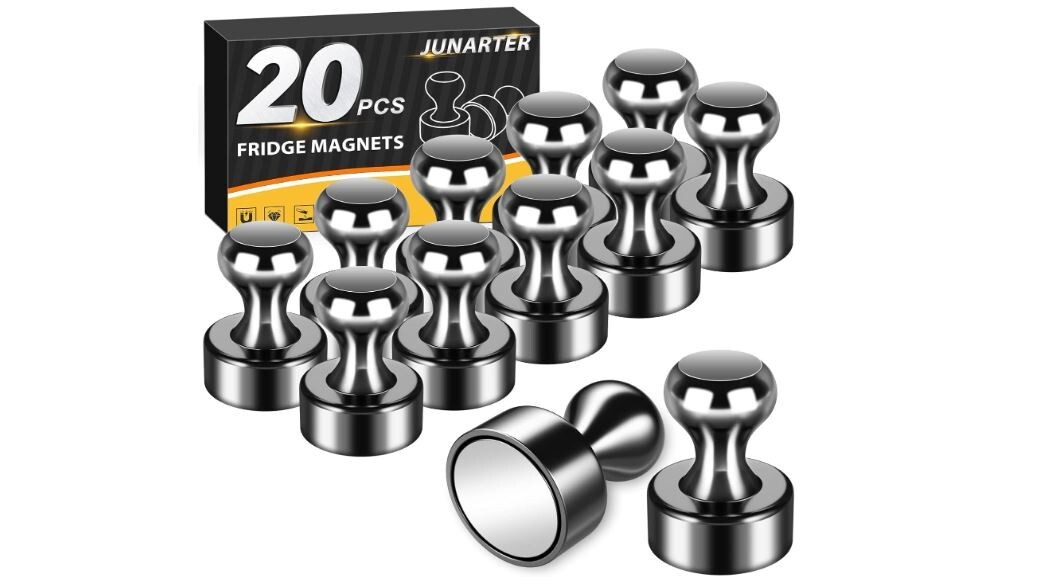 20x Fridge Magnets For Whiteboard Refrigerator Magnets Small&Strong Metal Magnet