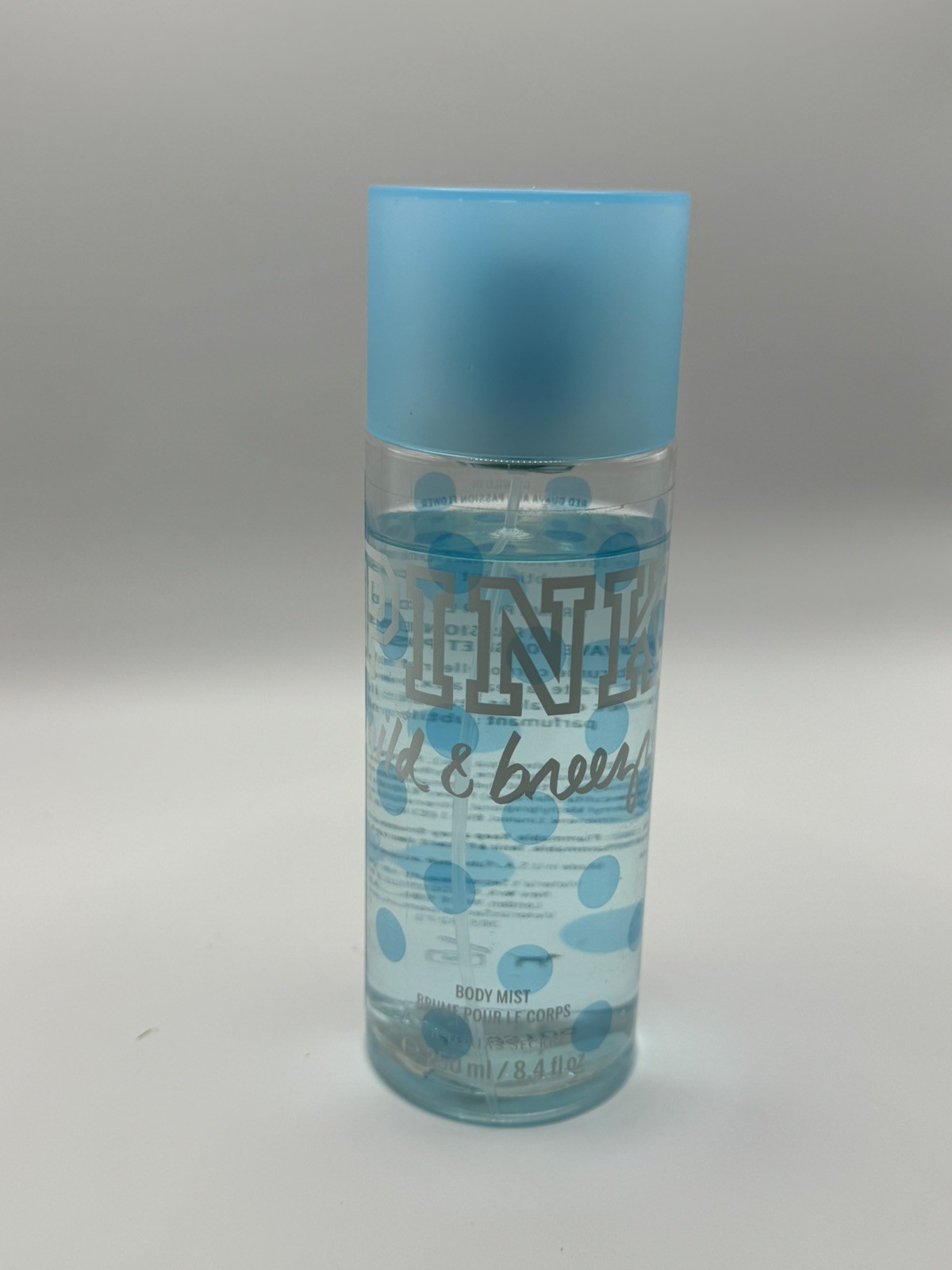 PINK Victoria\'s Secret Wild and Breezy 8.40z Fragrance Perfume Body Mist Retired