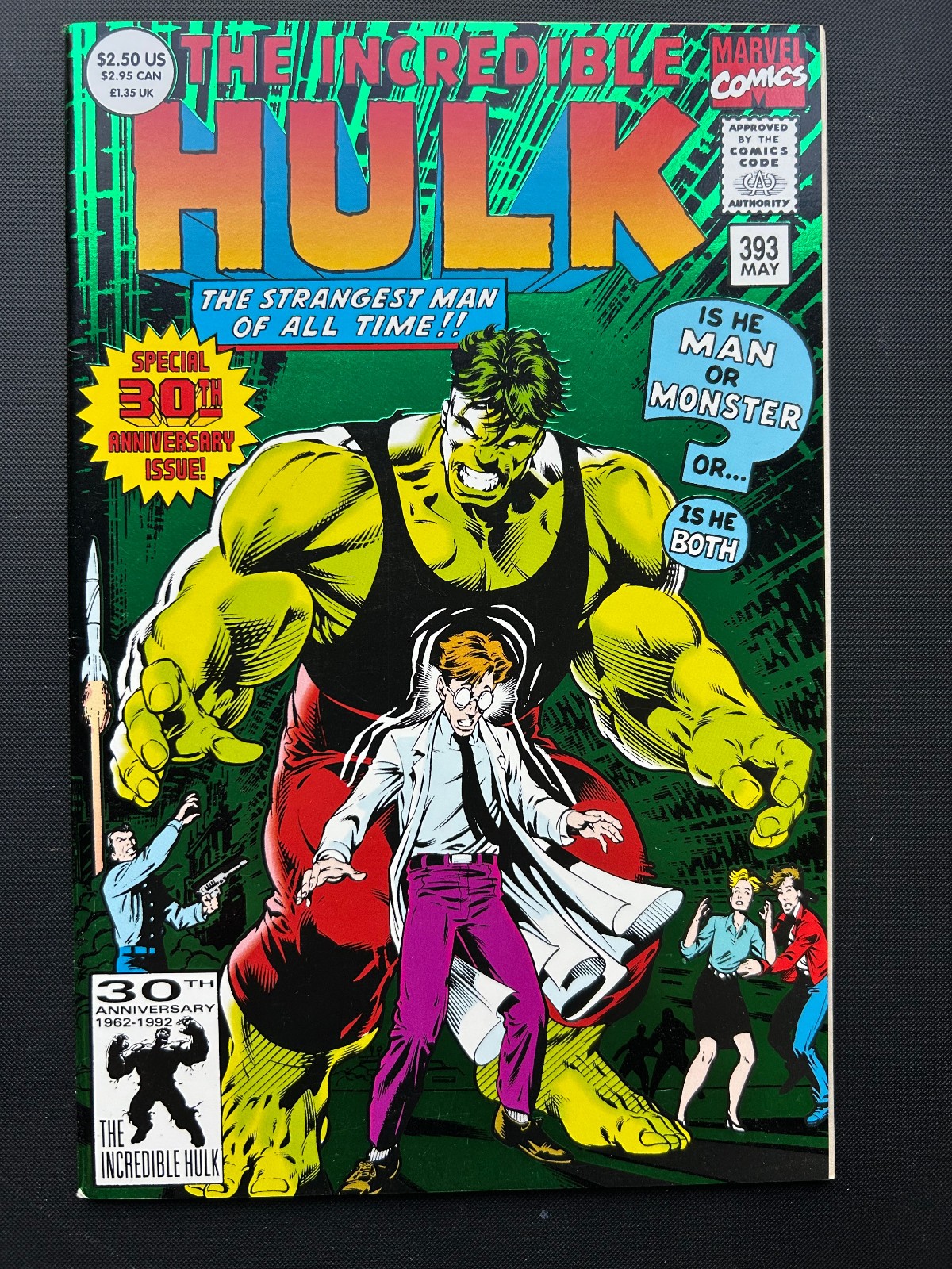 Marvel Comics Incredible Hulk #393 1992 Foil Cover
