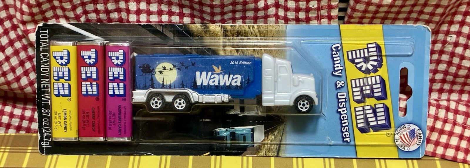 PEZ Dispenser Collectible WaWa Semi Truck Trailer Hauler Wawa 2016 Ships Free 