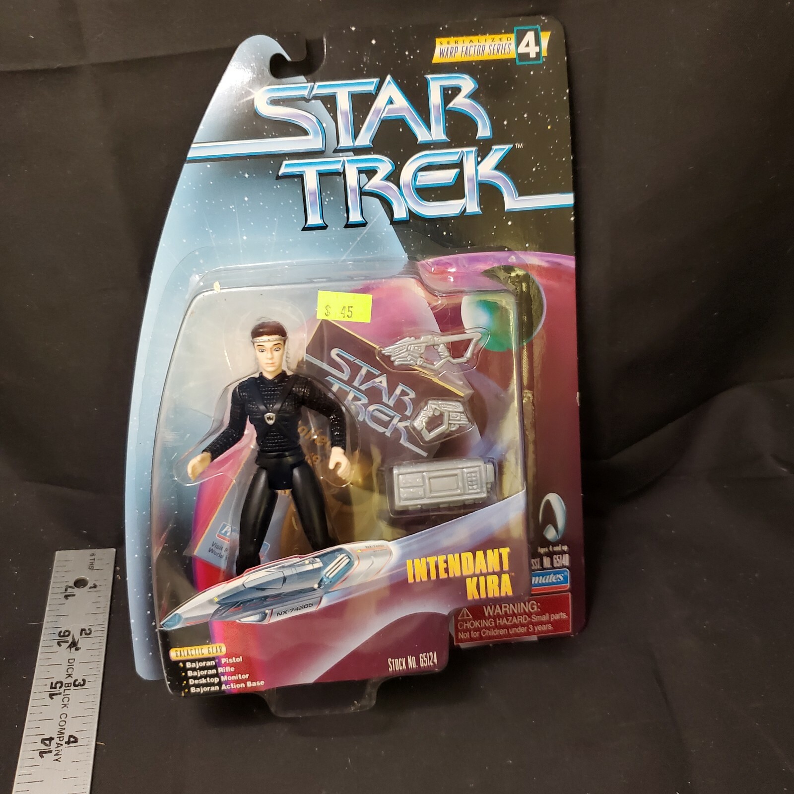 Star Trek Warp Factor Series 4 65124 Intendant Kira 1998 Action Figure RARE