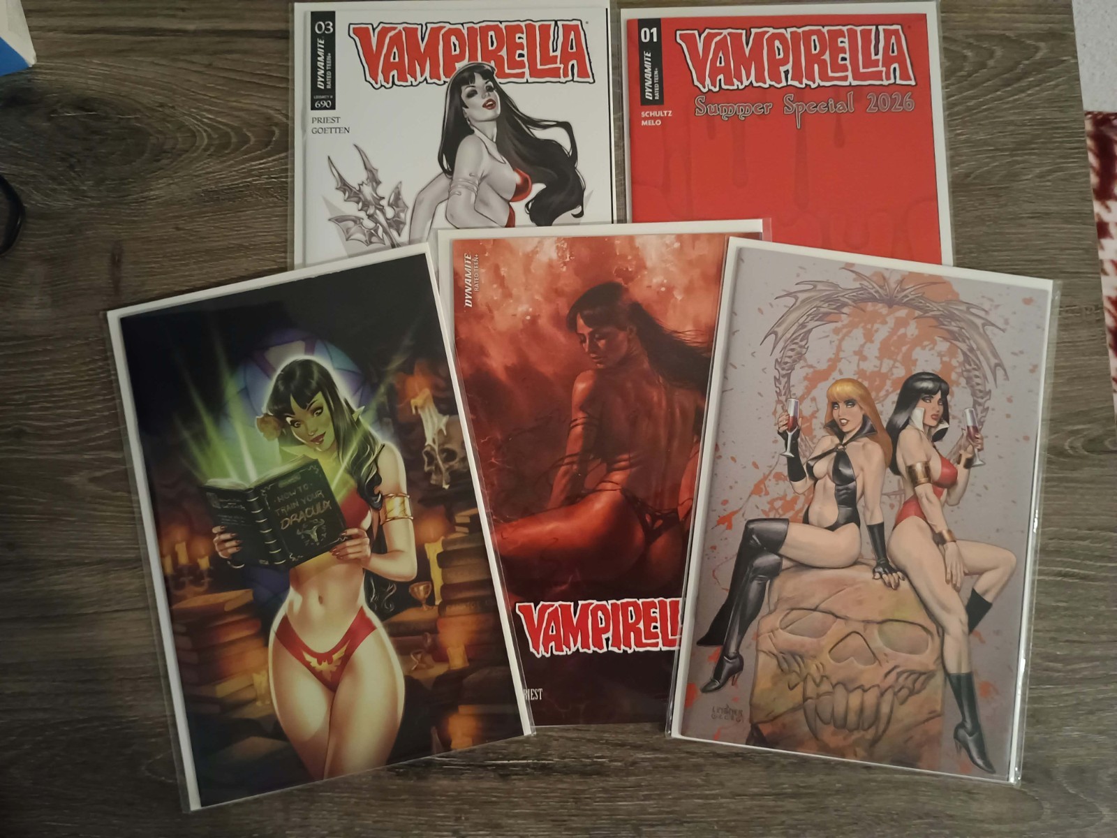 🌟Vampirella Variant Lot: Exclusives, Virgins, Ratios, B/W High-Grade Horror 🌟
