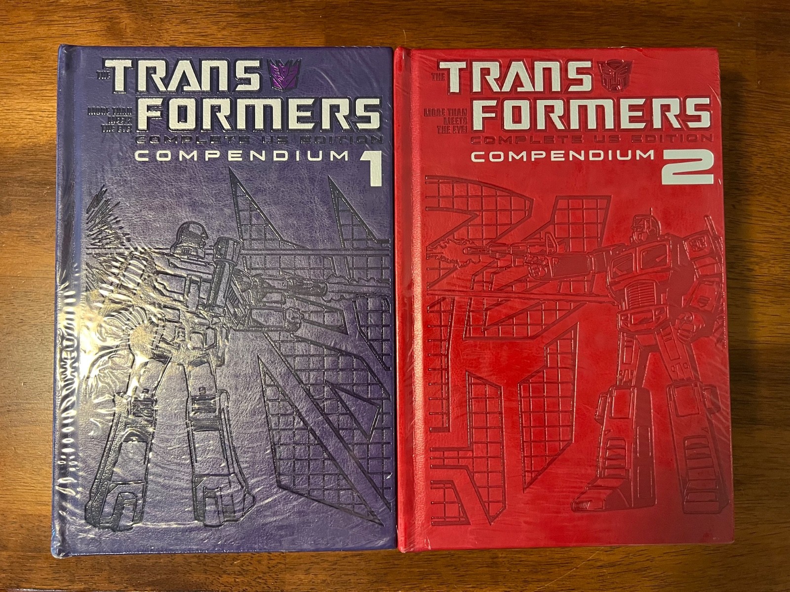 Transformers Complete US Edition Compendium Vol 1 & 2 Hardcover Kickstarter