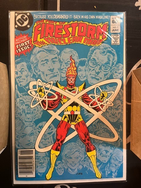 The Fury of Firestorm #1 Newsstand Variant (DC Comics June 1982)