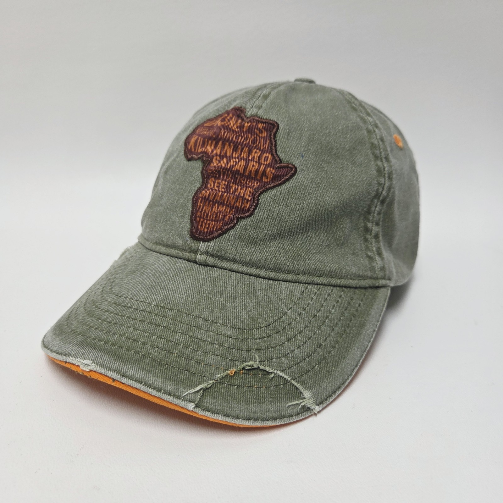 Disney Animal Kingdom Kilimanjaro Safaris Hat Adult Distressed Baseball Cap