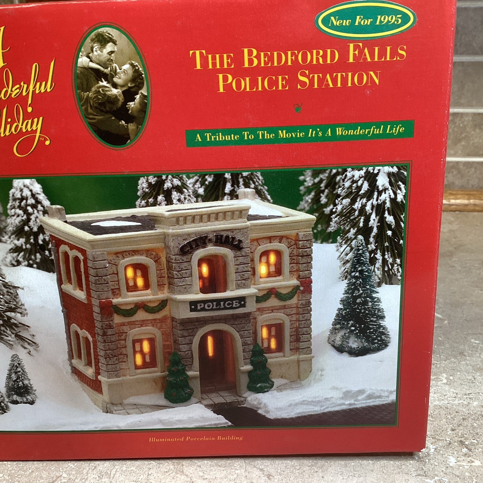 It's a Wonderful Life Holiday Village - Bedford Falls Police Station- NEW