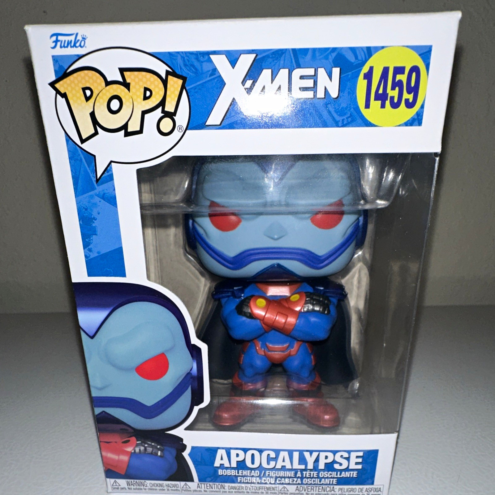 Funko Pop Vinyl X-Men Apocalypse 1459 Bobblehead Vinyl Figure W Protective Case