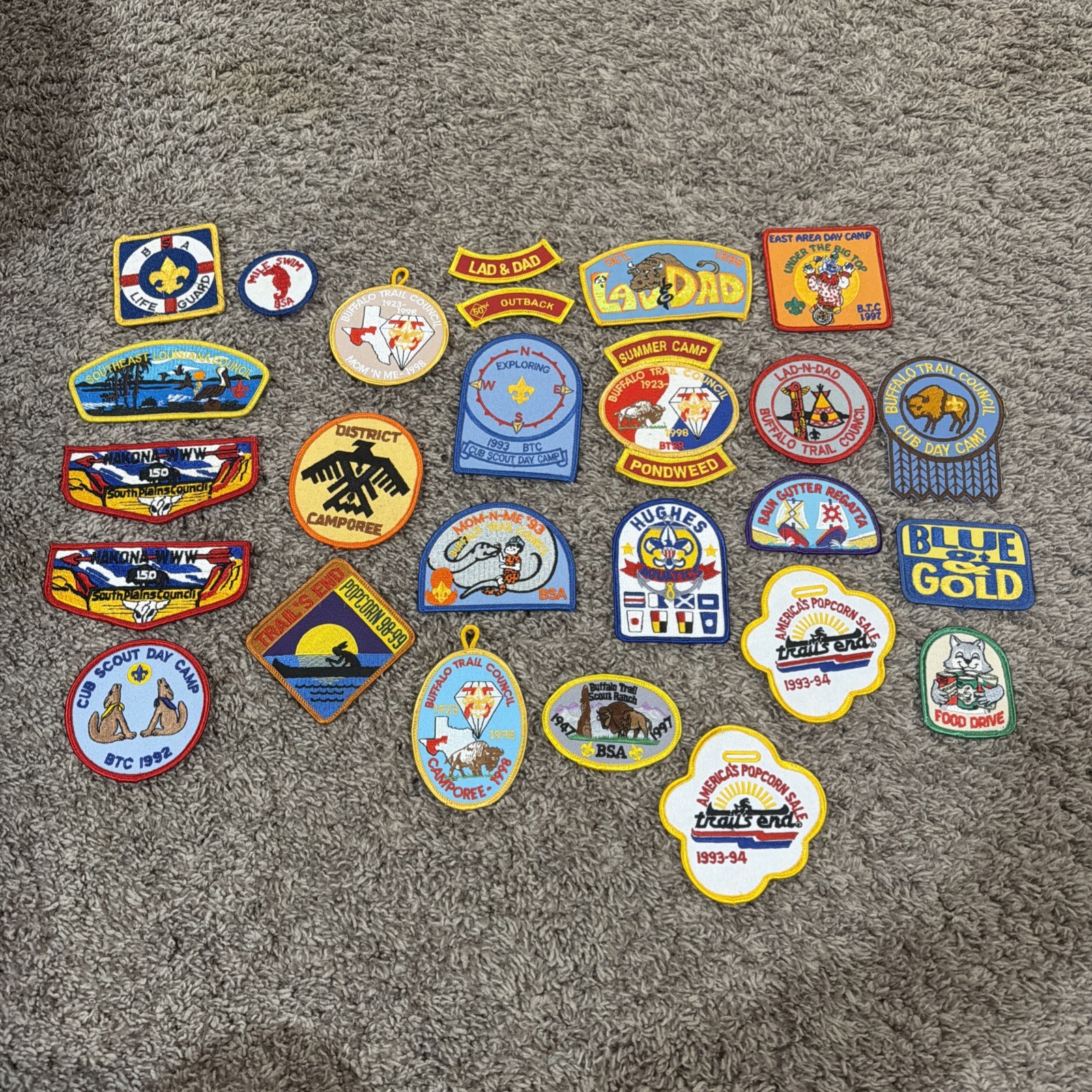 26 Mixed Vintage Boy Scout Patches - See Photos - Lot