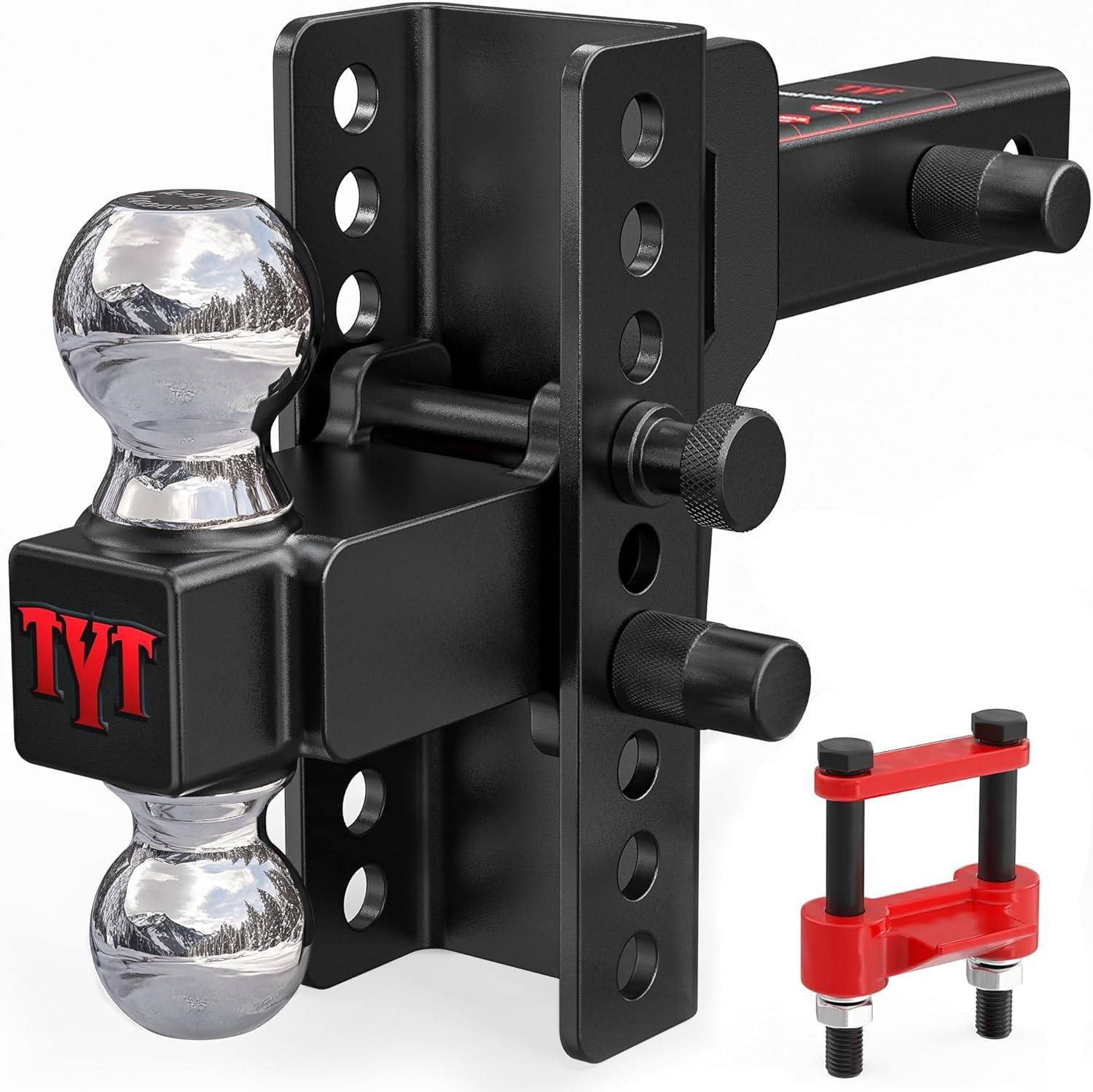 TYT Adjustable Truck Trailer Hitch for 2 inch Receiver, 6\