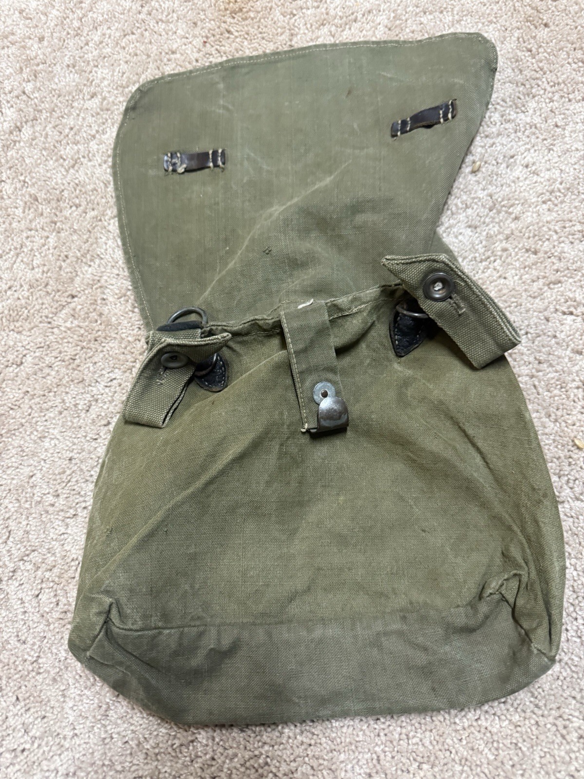 Authentic Ww2 Wehrmacht Bread Bag Mid War Issue