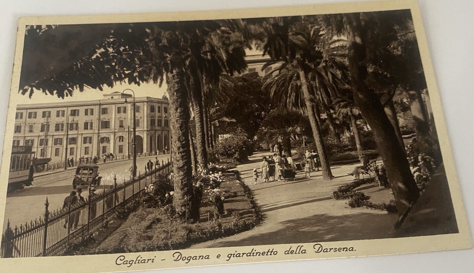 Antique RPPC Postcard Cagliari Città Dogana Italy Rare Customs House 1930s