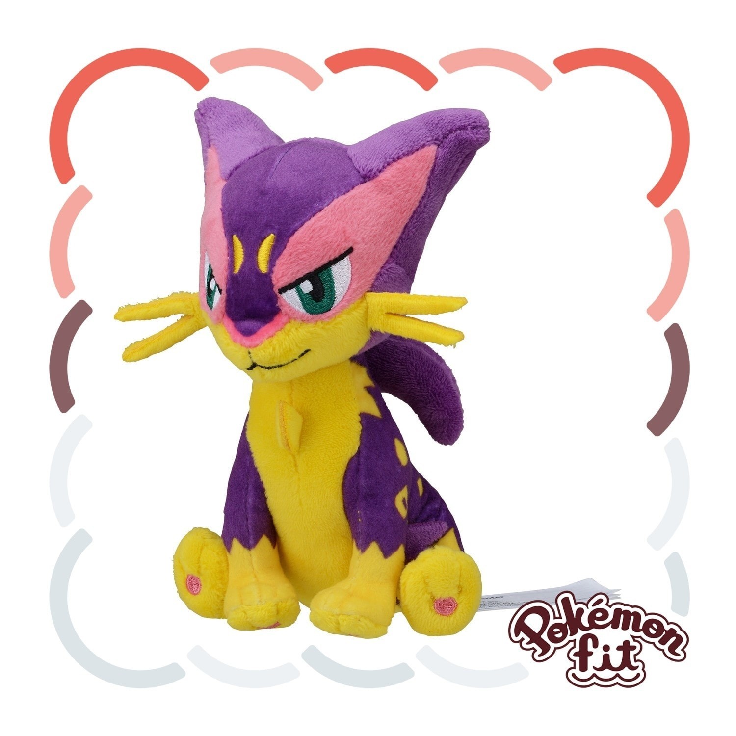 Pokémon Liepard Fit Plush 510 Pokemon Center Official Japan