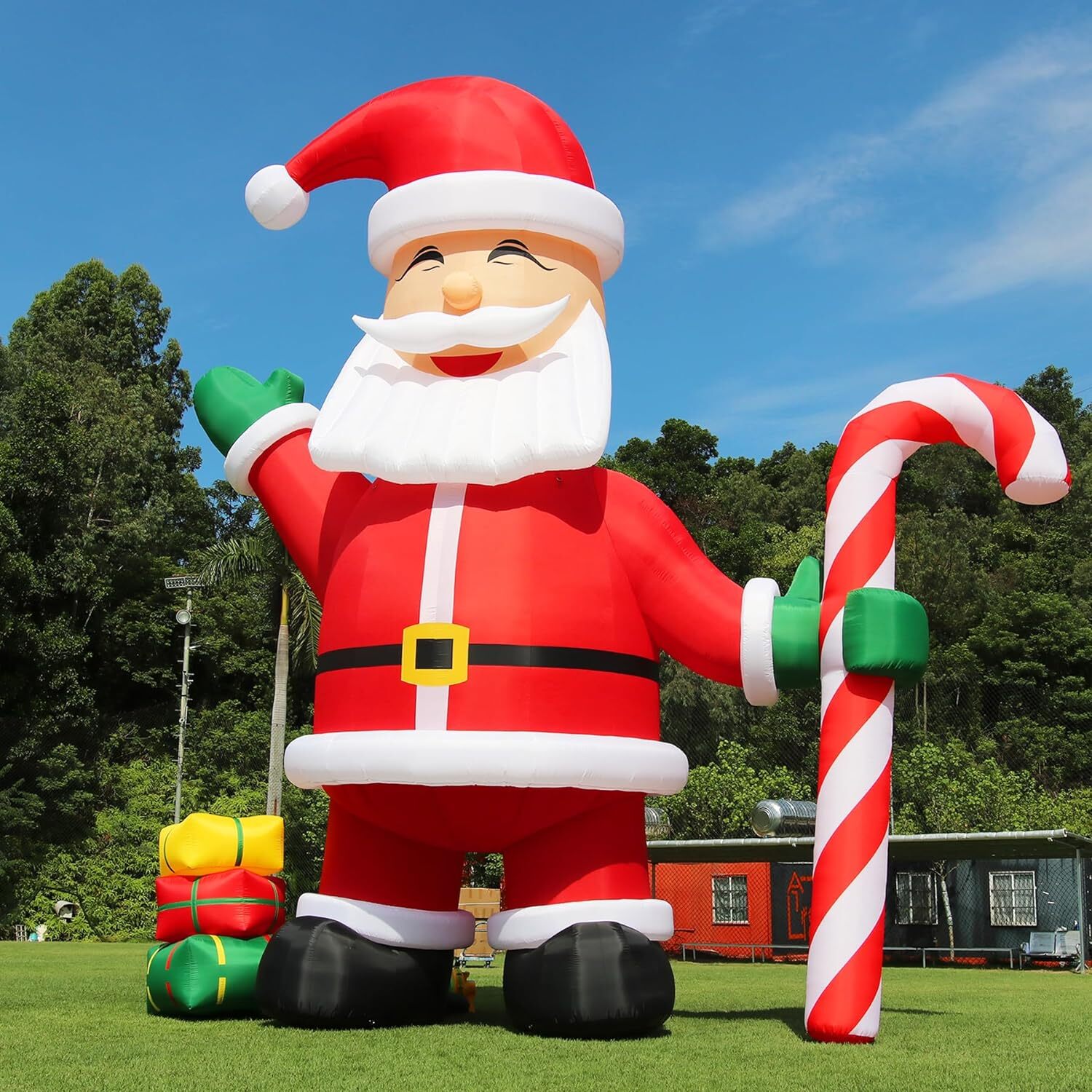 20FT/26FT/33FT/40FT Giant Inflatable Santa Claus Xmas Snowman Holiday Decor