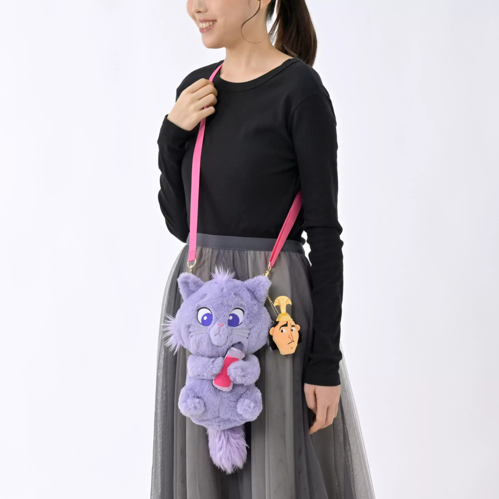 Japan Disney Store Yzma Kitty Kronk Crossbody Bag The Emperor's New Groove