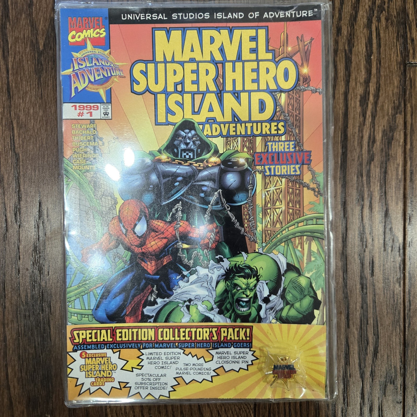 Marvel Super Hero Adventures Island 1999 #1 Collector Pack Comics Cards (A4)