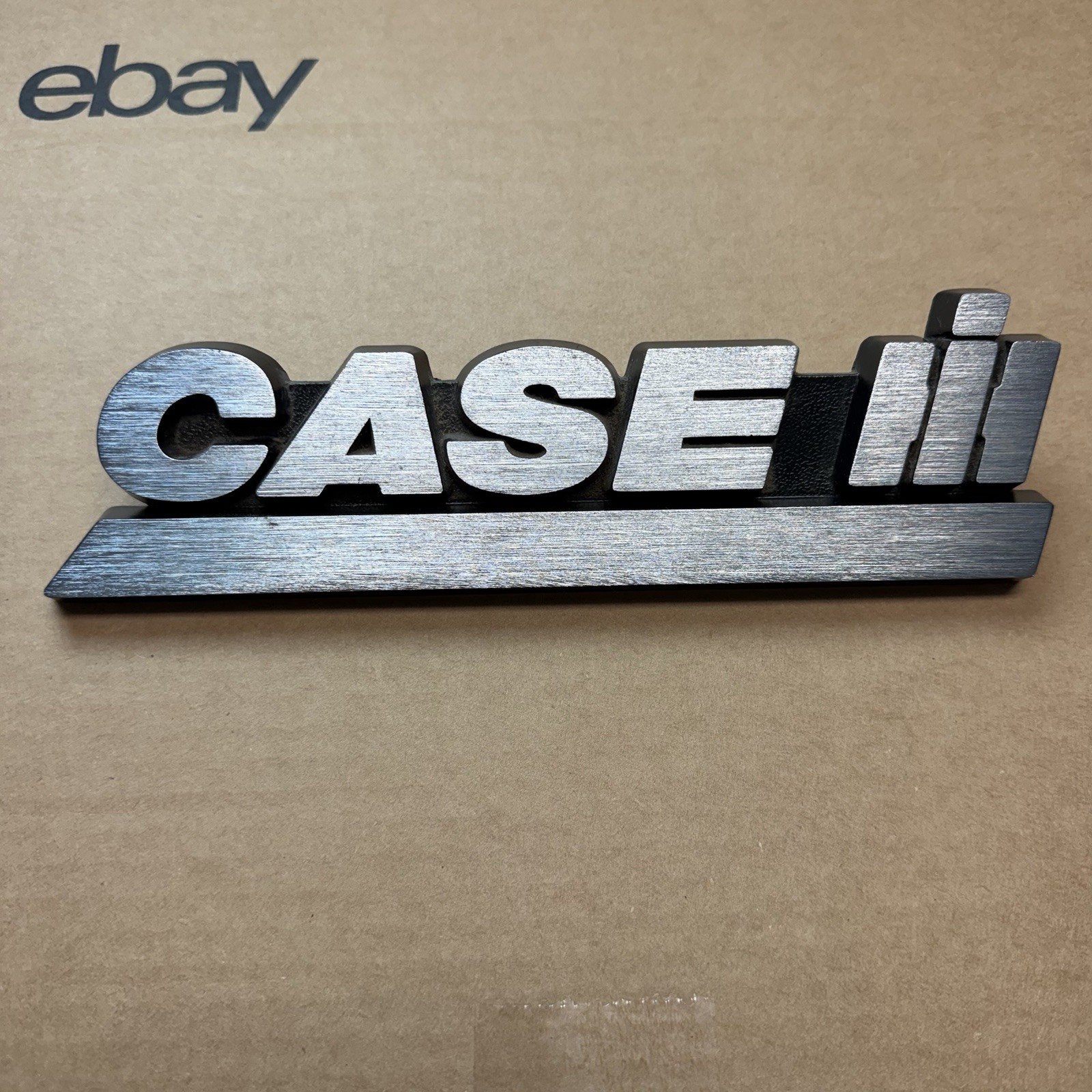 Case IH Emblem Nameplate Badge Part 186882A1 Tractor Equipment Logo OEM Genuine