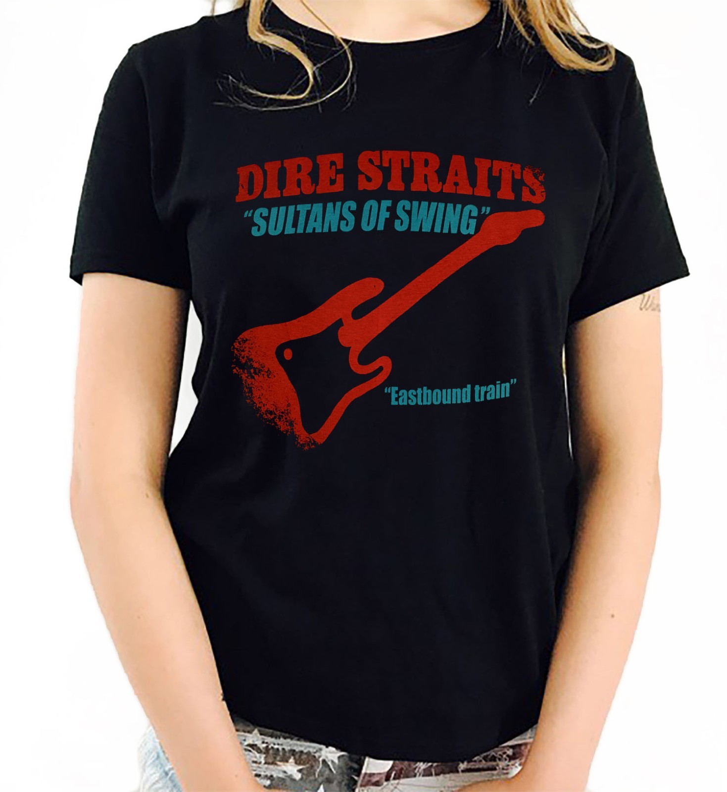Dire Straits Sultans Of Swing Eastbound Train T-shirt S-234XL