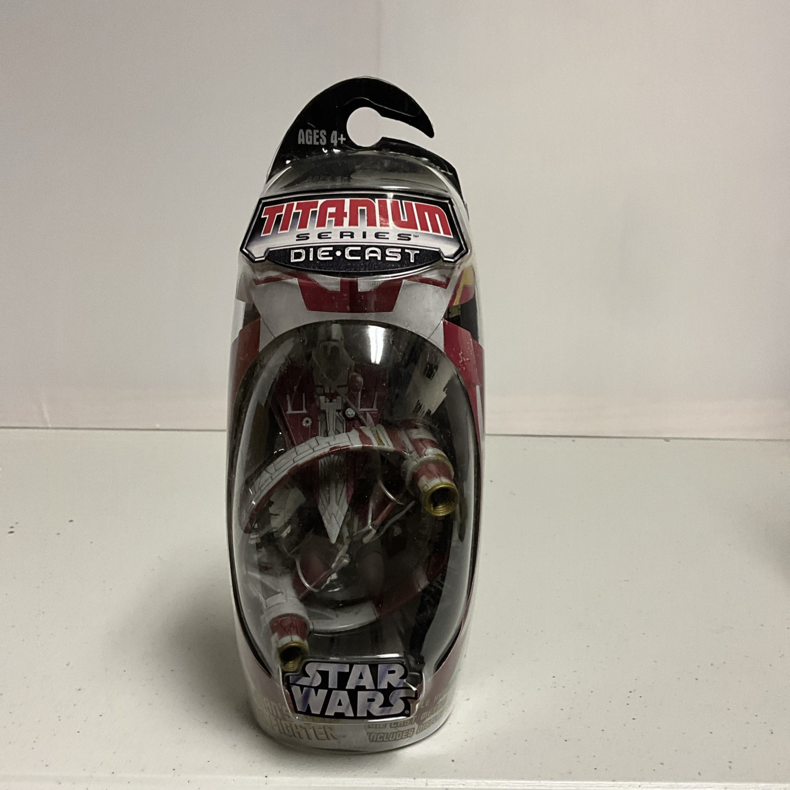 Sealed Titanium Series StarWars 2006 Dies Cast Metal Obi-Wan’s Jedi Starfighter.