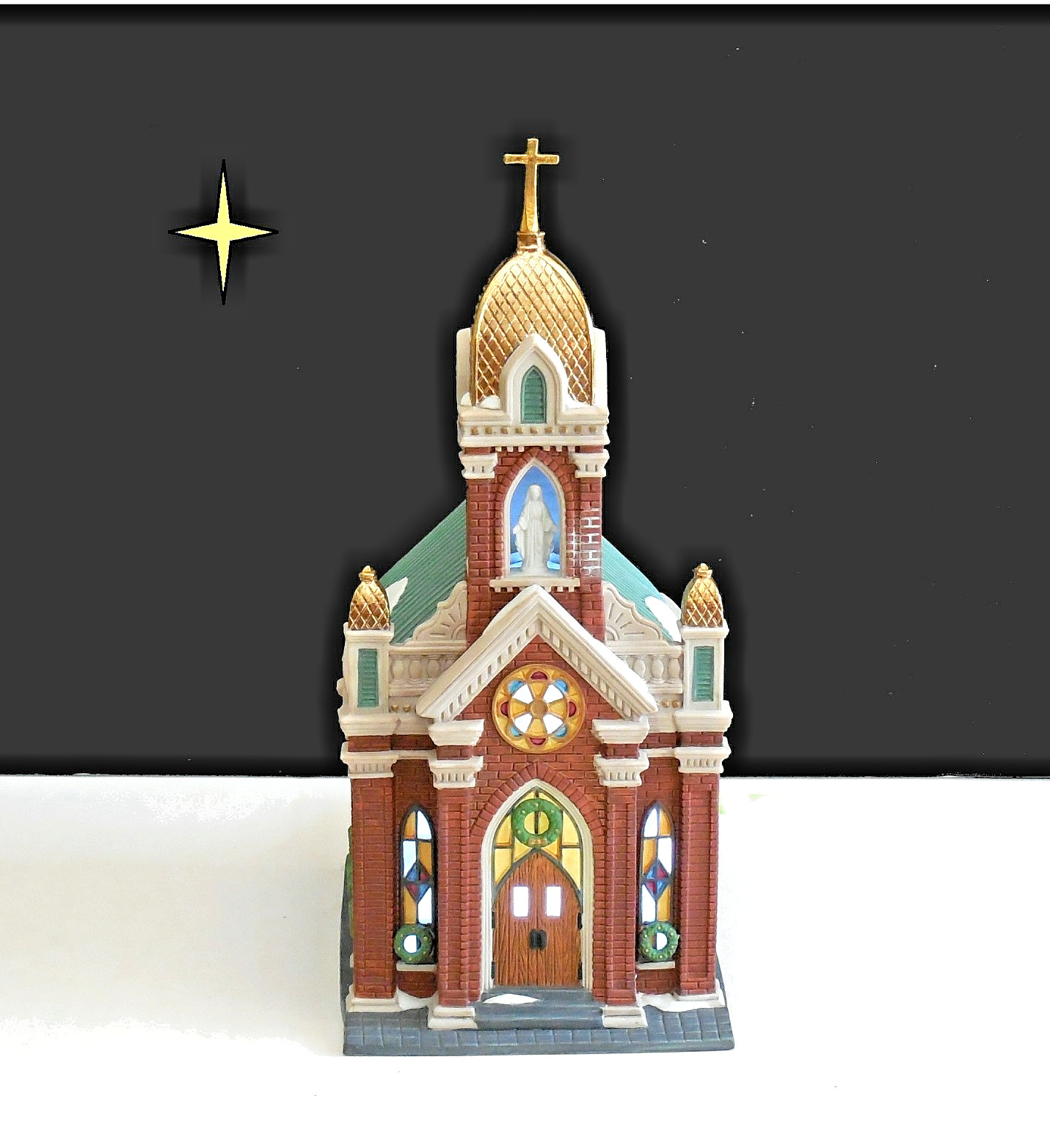 VINTAGE Department 56 Christmas in the City “Holy Name Church” 58875