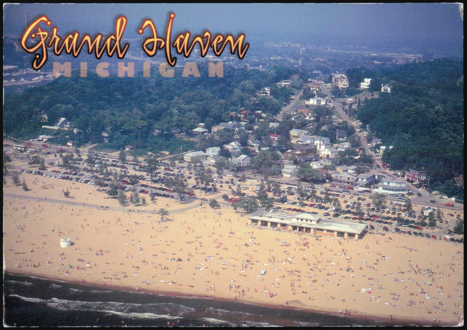 Raymond J. Malace Grand Haven, Michigan MI State Park Beach Shoreline Vintage