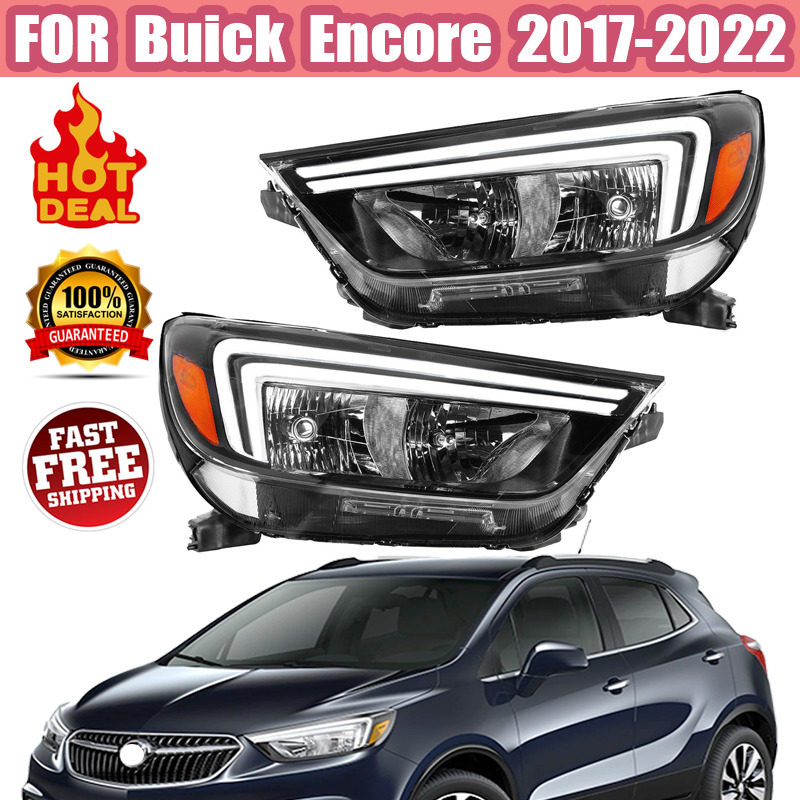 For 2017 2018 2019 2020 2021 2022 Buick Encore Headlights Driver&Passenger Side