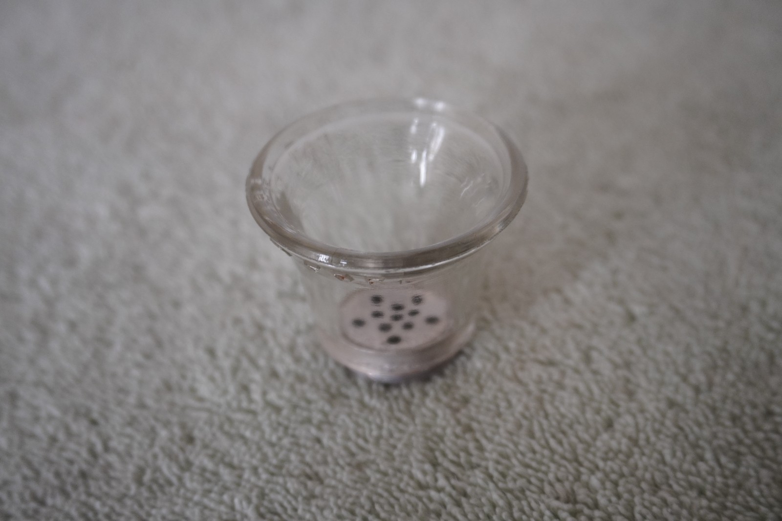 RARE & Original Glass Mouthpiece for a Stromberg Carlson Transmitter -Sold AS IS