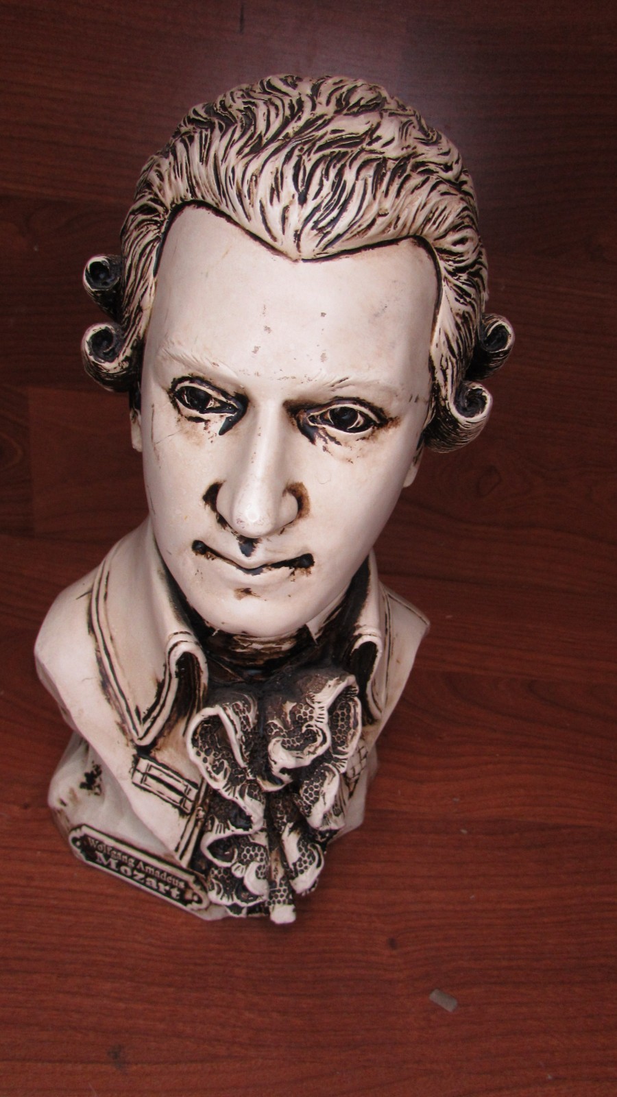Rare VanMark Mentors Wolfang Amadeus Mozart Clasical music 2004 Resin Bust