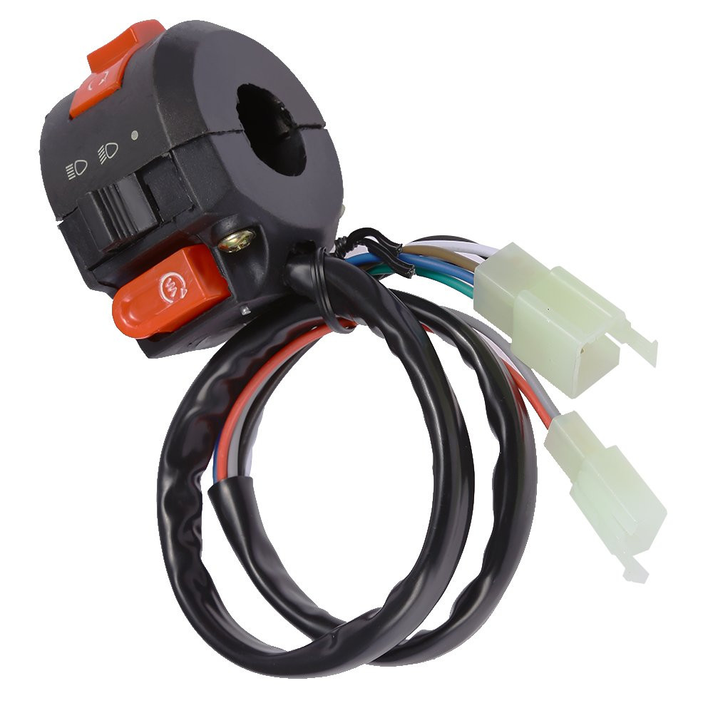 Left Handlebar Start ATV Kill Light Starter Switch Fit for 50cc 70cc 90cc 110cc