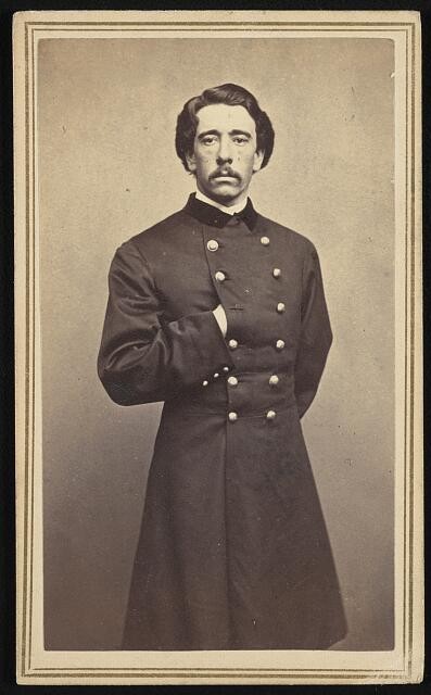 Photo:Rhode Island Colonel Elisha Hunt Rhodes Civil War 1860s Portrait
