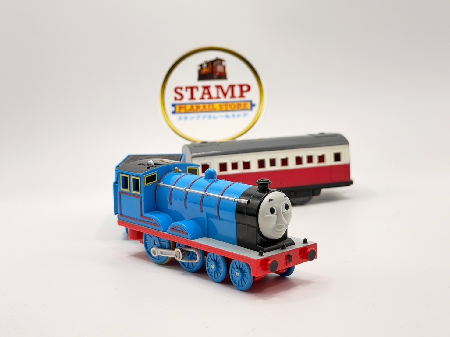 RARE Tomy Trackmaster Plarail Classic Edward the Blue Engine