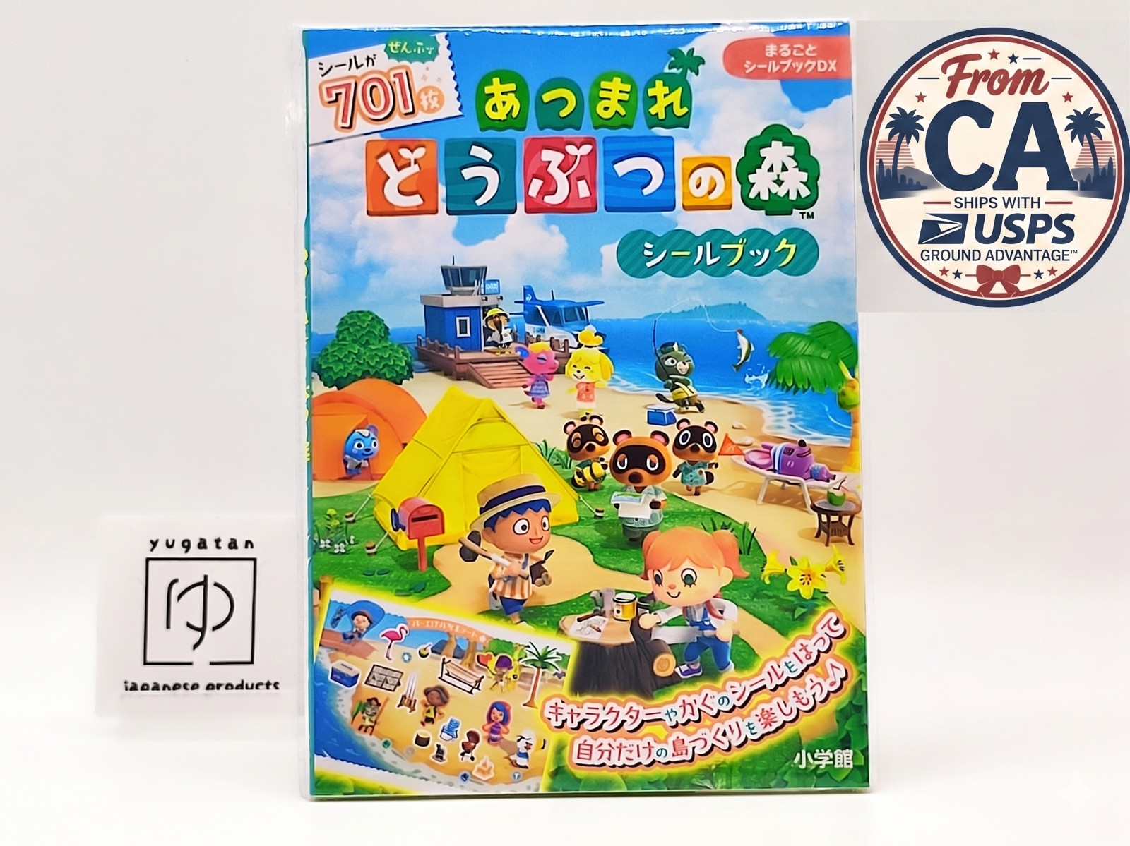 Animal Crossing Stickers Book DX 701 Nintendo Character From Japan Fast Shipping