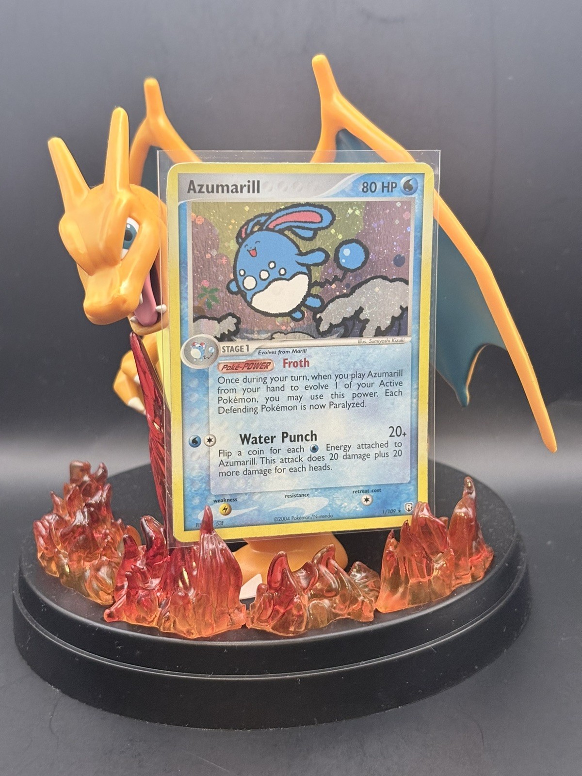 Azumarill 1/109 Holo Rare Team Rocket Returns Pokemon TCG Vintage Card MP