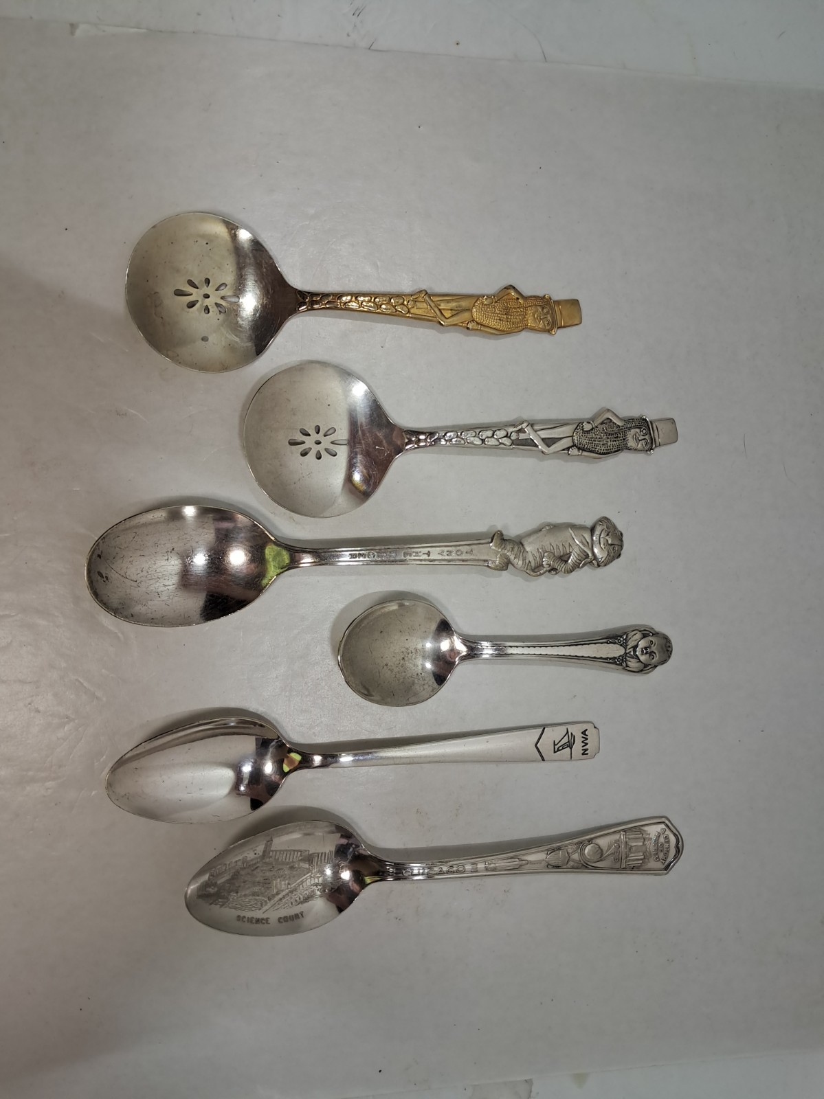Large Collection Of Vintage Advertisement Spoons 
