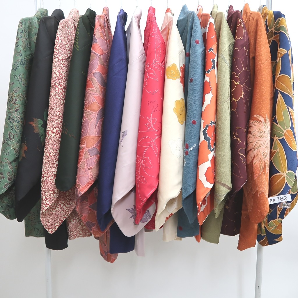 Bundle 15pcs Silk Haori Jacket Wholesale Bulk #782