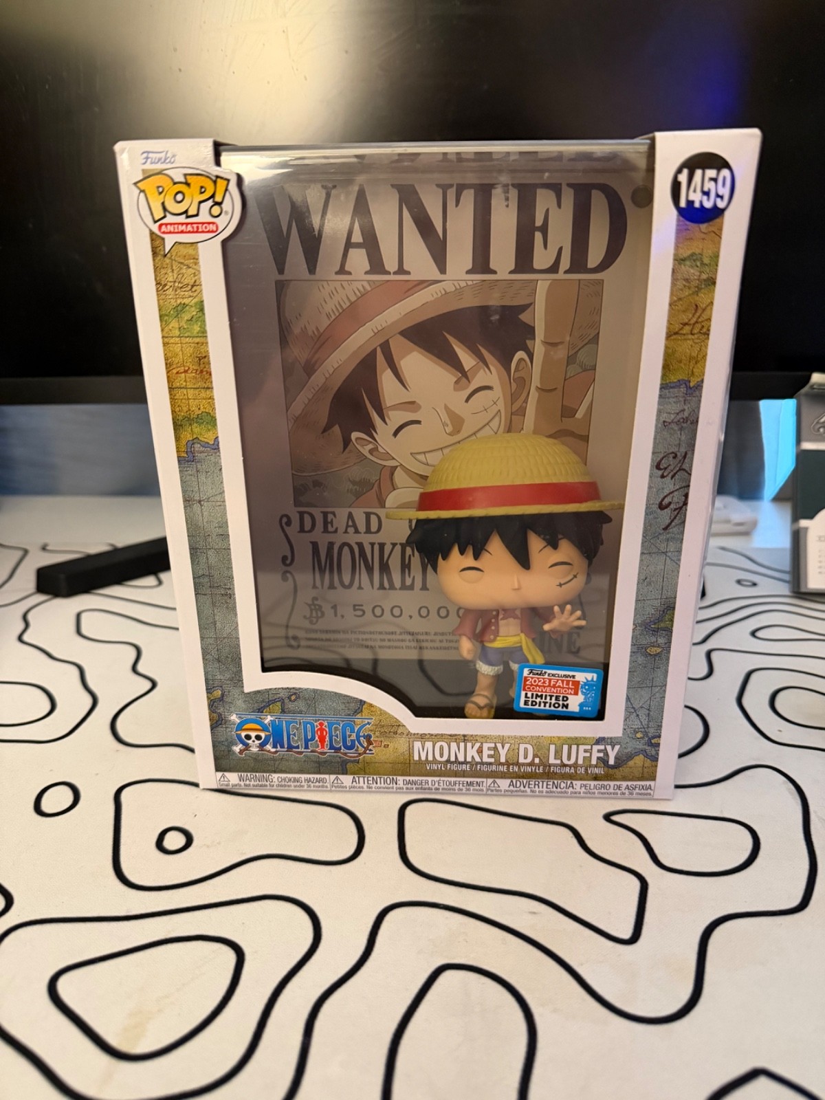 Funko Pop One Piece - Monkey D. Luffy (NYCC) #1459 Wanted Poster