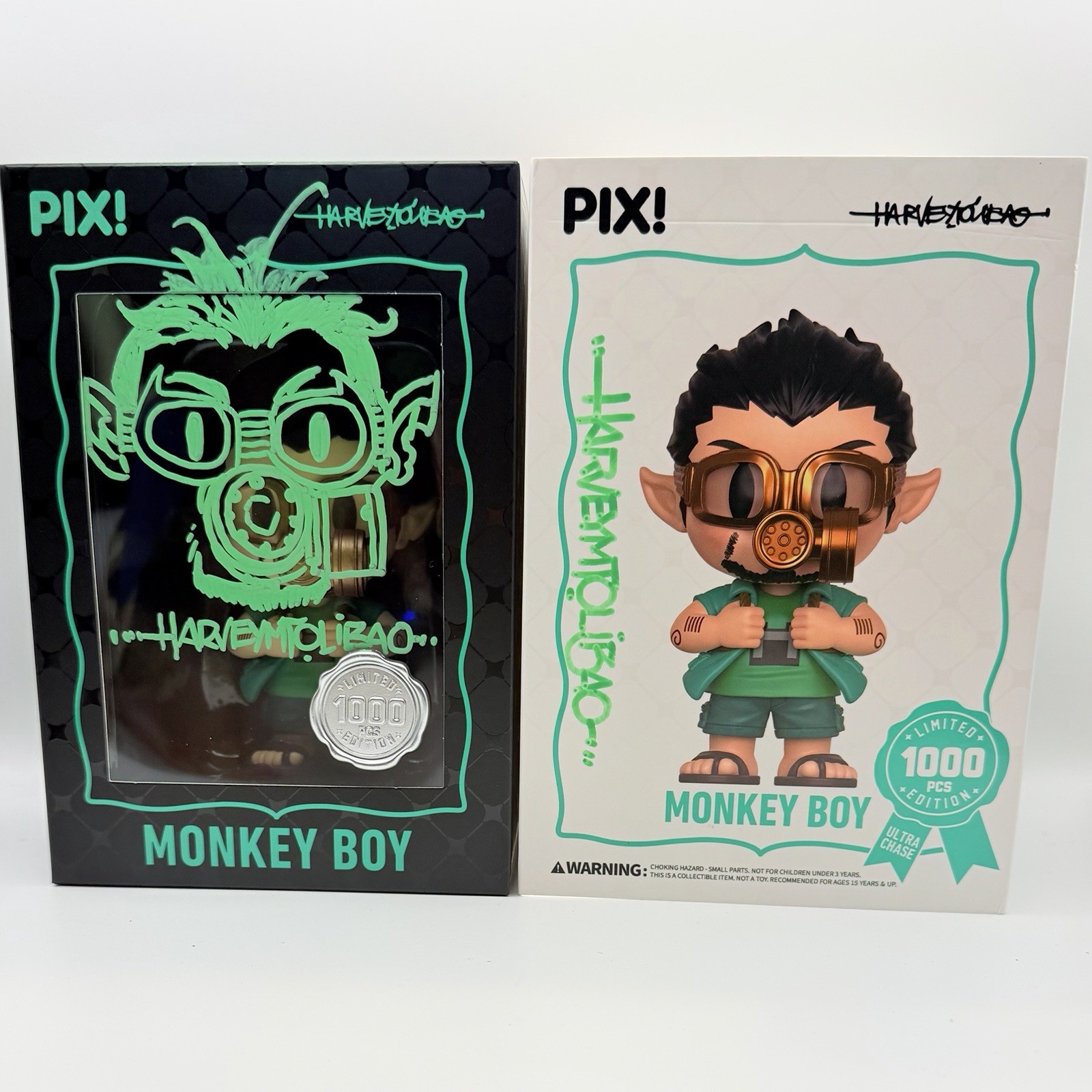 Thrilljoy PIX Harvey Tolibao Monkeyboy Philippine Toycon Signed Sketch LE1000