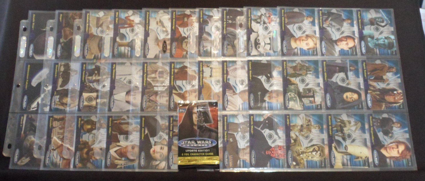 2006 Star Wars Evolution Update (Topps) FULL SET of 90 Cards (1-90) 2 Checklists