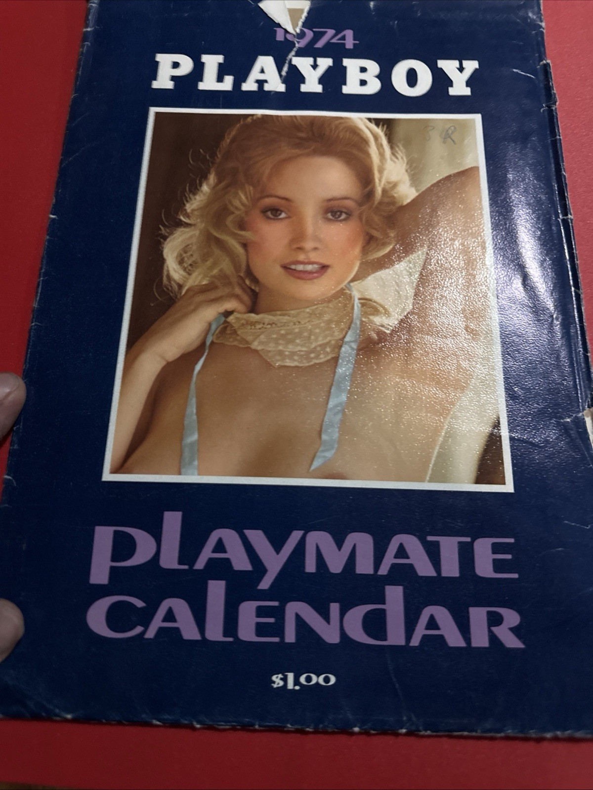 Vintage 1974 Playboy Playmate Calendar with Sleeve Complete Original