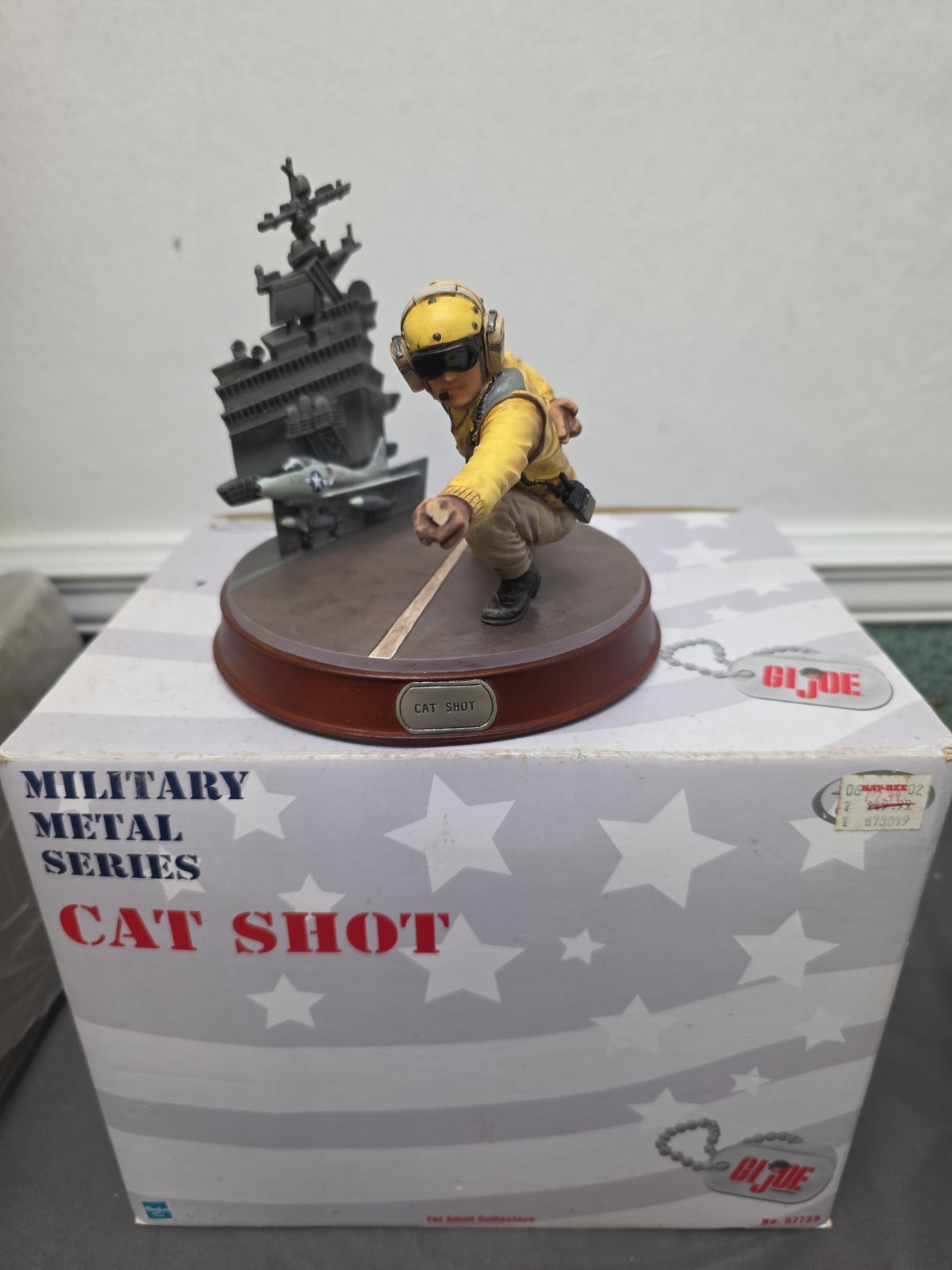 Hasbro GIJoe Cat Shot Military Metal 2000 Aircraft Carrier Airforce IN BOX
