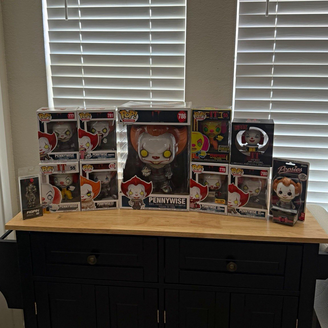 Funko Pop Vinyl Mixed Lot IT Pennywise FiGPiN Pack Boxed Original Unopened